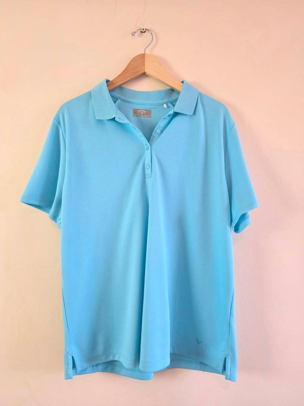 Women's Golf Shirt XXL Callaway Short Sleeve Opti-Dri Core Performance Polo